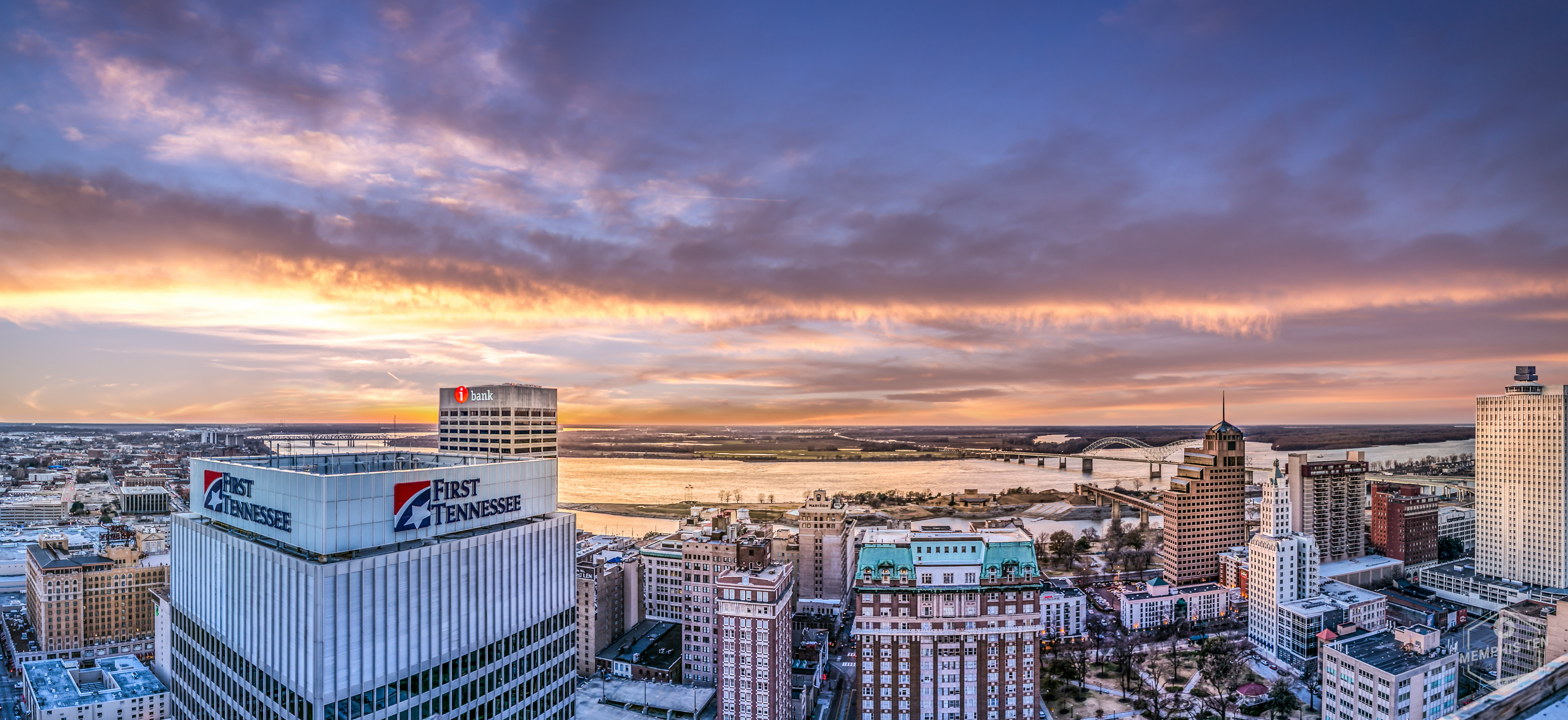 The Exchange Building and Downtown Memphis skyline